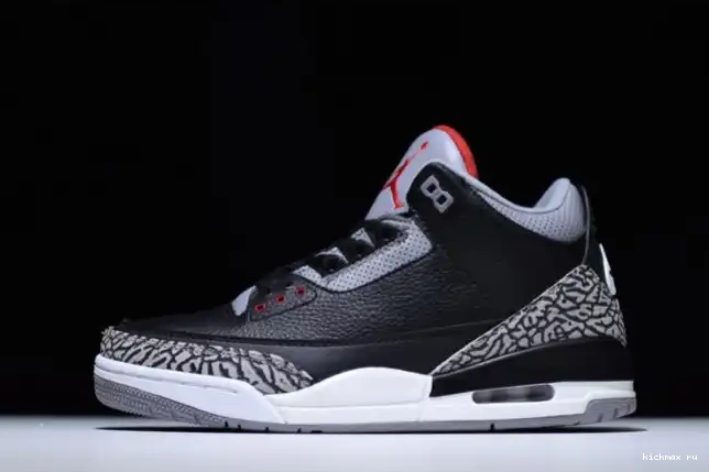 Kickmax Black Air 854262-001 Jordan Cement 3 0323